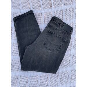 Harley Davidson Mens Black Denim Jeans Genuine MotorClothes Straight Leg